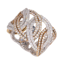 Statement ring con diamantes