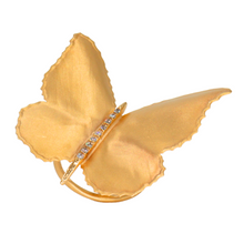 Anillo con mariposa XL y diamantes