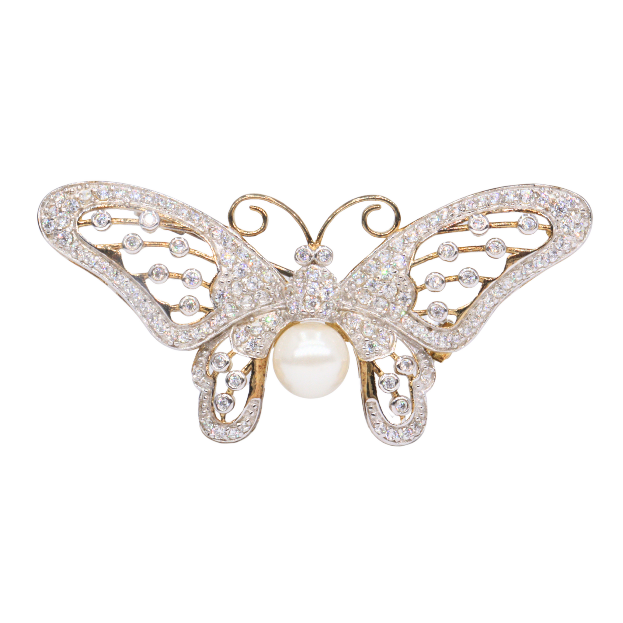 Broche de mariposa