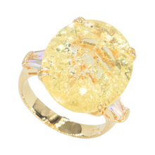 Statement stone ring