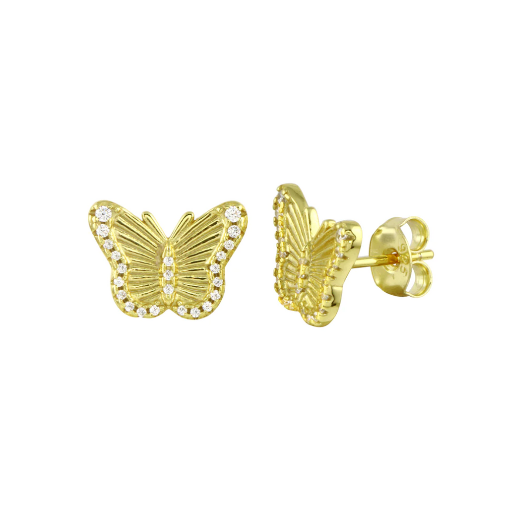 Studs con Mariposa Fluted
