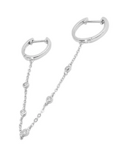 Huggie Doble con Cadena