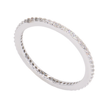 Dainty eternity con circonias 1mm