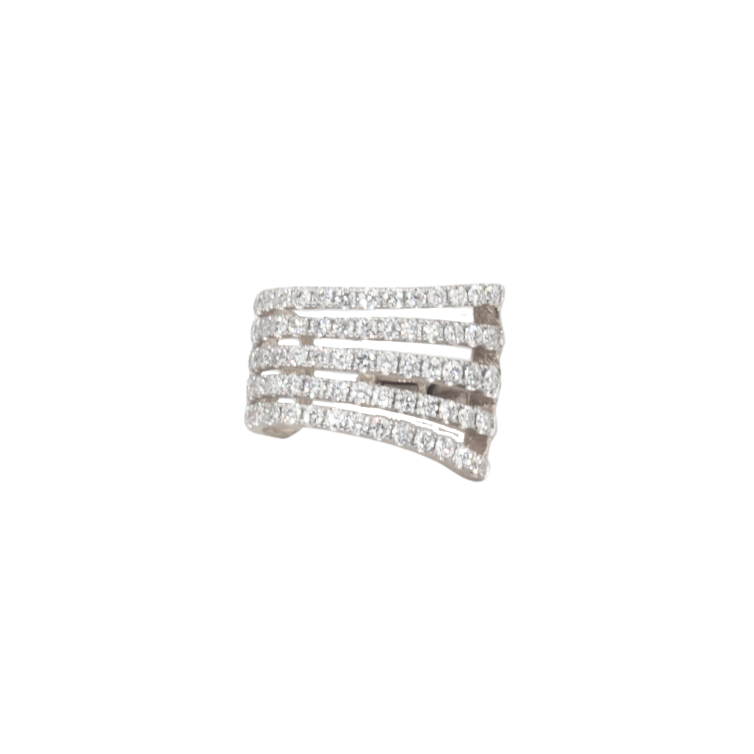 Earcuff 5 Lineas con Diamantes
