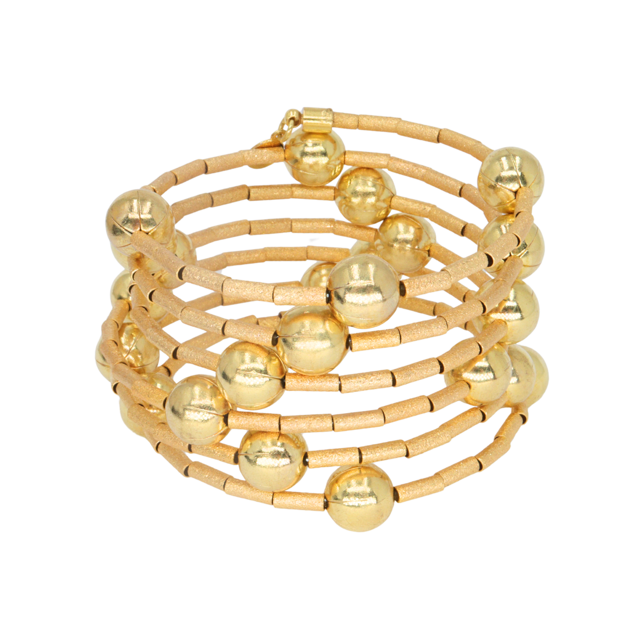 Pulsera wrap around con esferas
