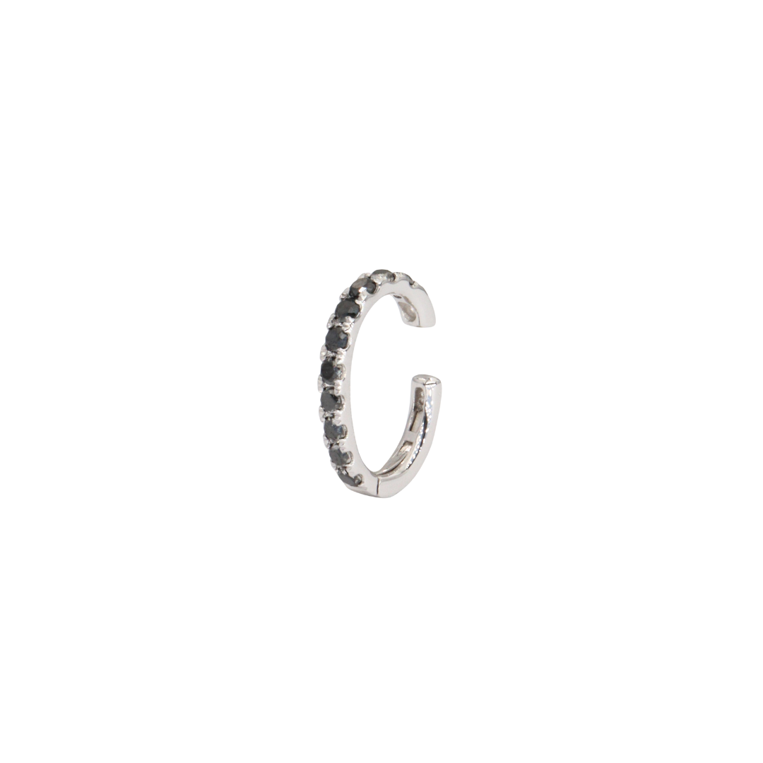 Earcuff de 1 línea con black diamonds
