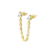 Arete doble studs para piercing