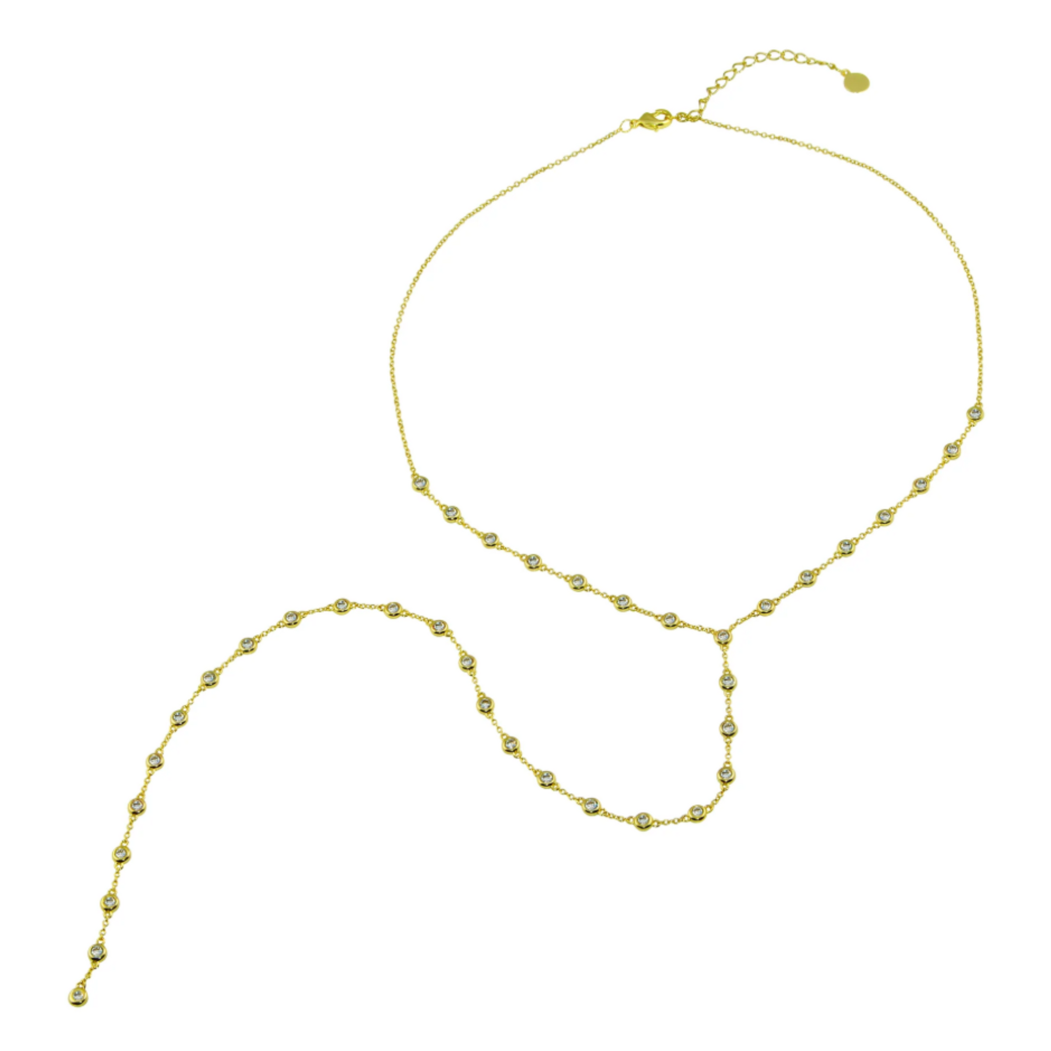 Collar lariat diamond by the yard