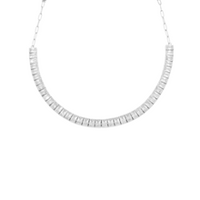 Choker de circonias emerald en bisel