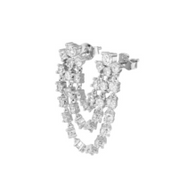 Arete doble studs para piercing