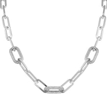 Collar Chunky de Links con Circonias en Pave