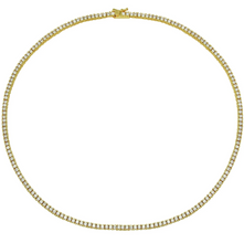Collar tennis con circonias 2mm 15