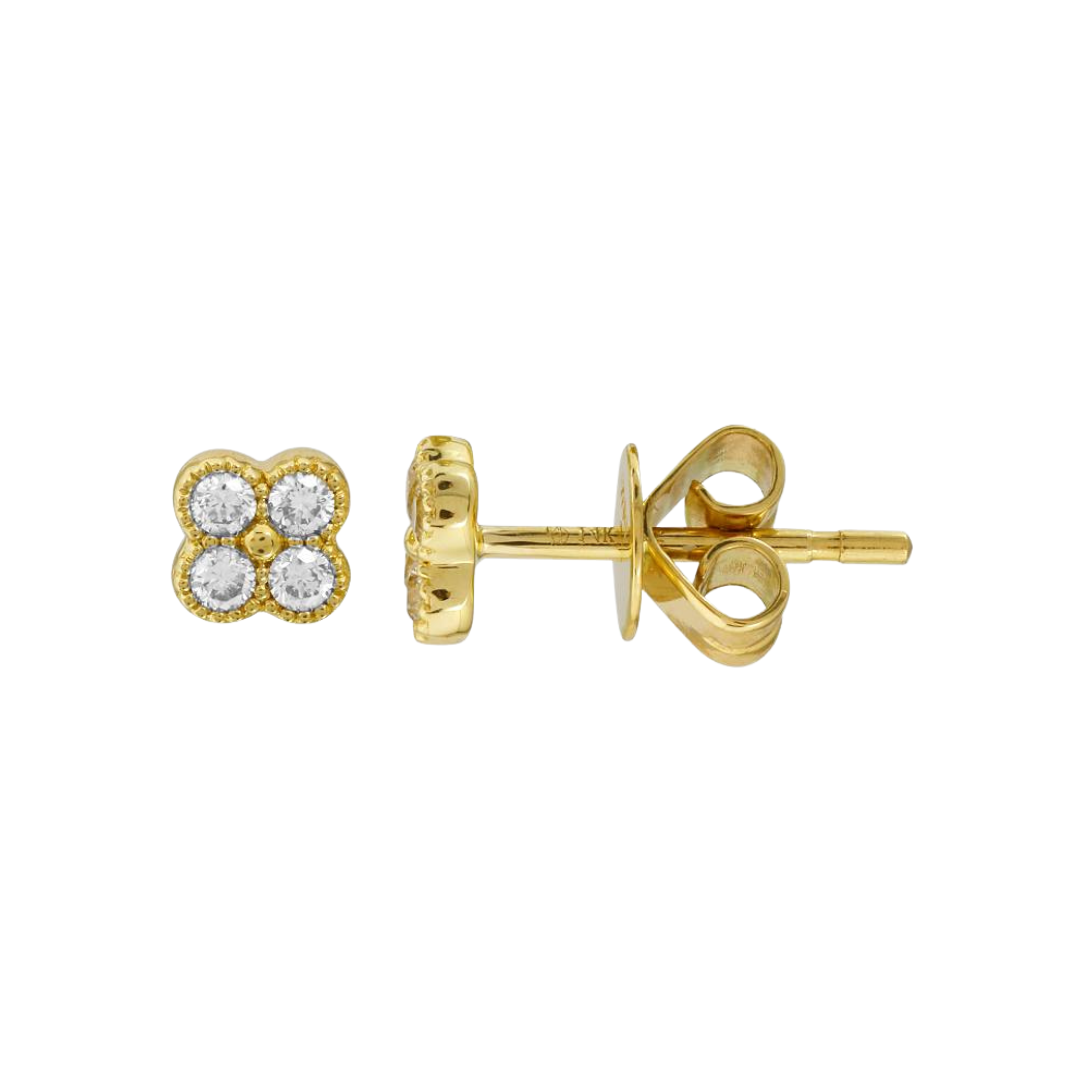 Piercing clover con diamantes (Single)