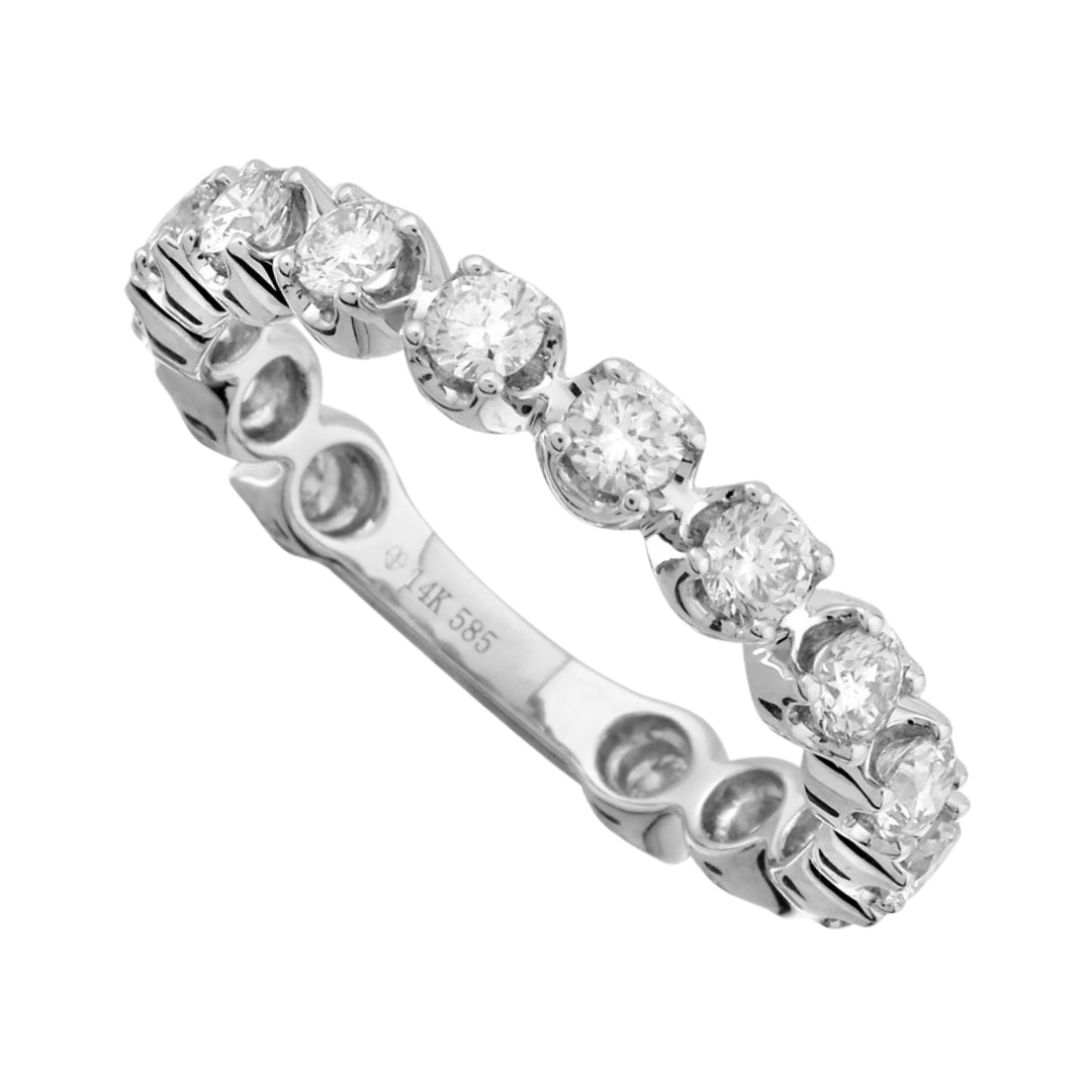 Anillo semieternity crown 1.04CT