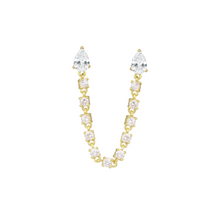 Arete doble studs para piercing