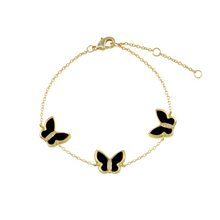 Pulsera con Mariposas de Piedra