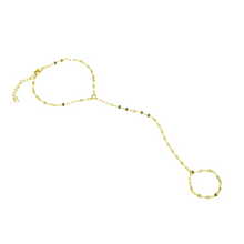 Handchain con cadena Moka y puntos de luz