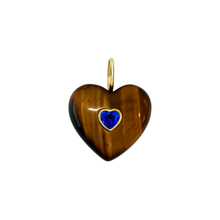 Stone heart charm
