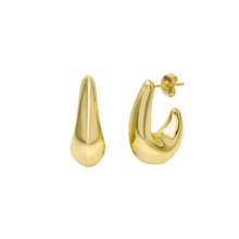 Argollas en forma de gota