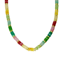 Collar con beads de piedras naturales