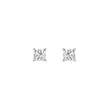 Studs Princess con diamantes LAB 2.04CT