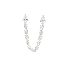 Arete doble studs para piercing