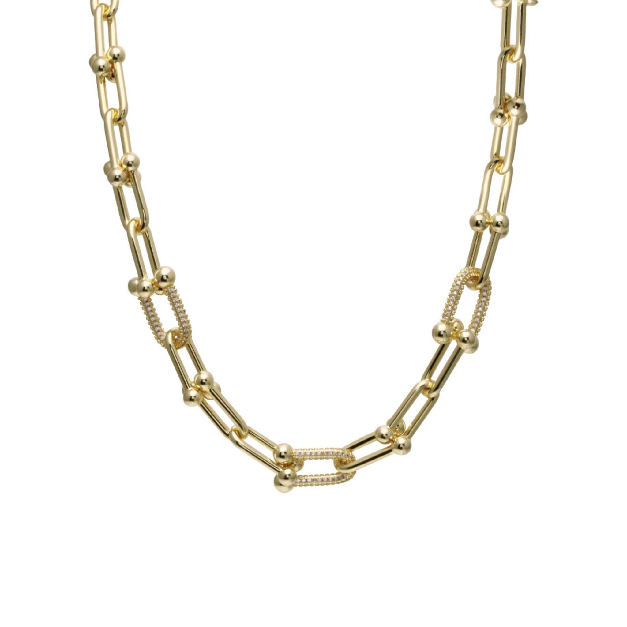 Collar con U-shape links