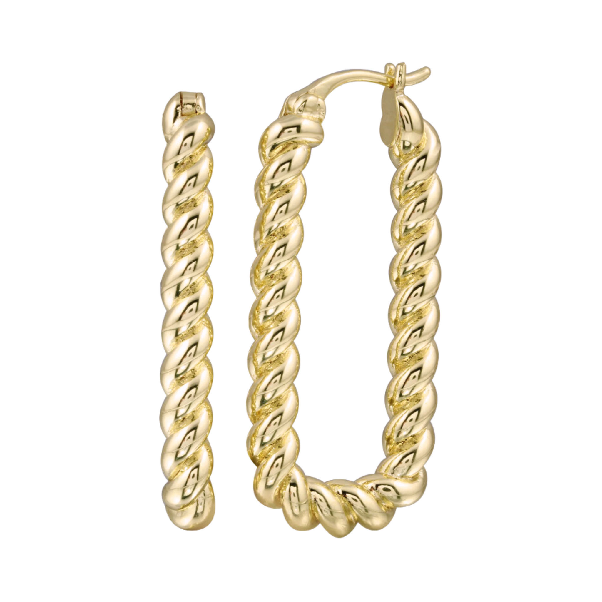 Twist hoops rectangulares