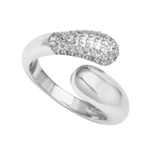 Anillo wrap chunky con circonias