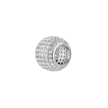 Ball charm con circonias en paveé