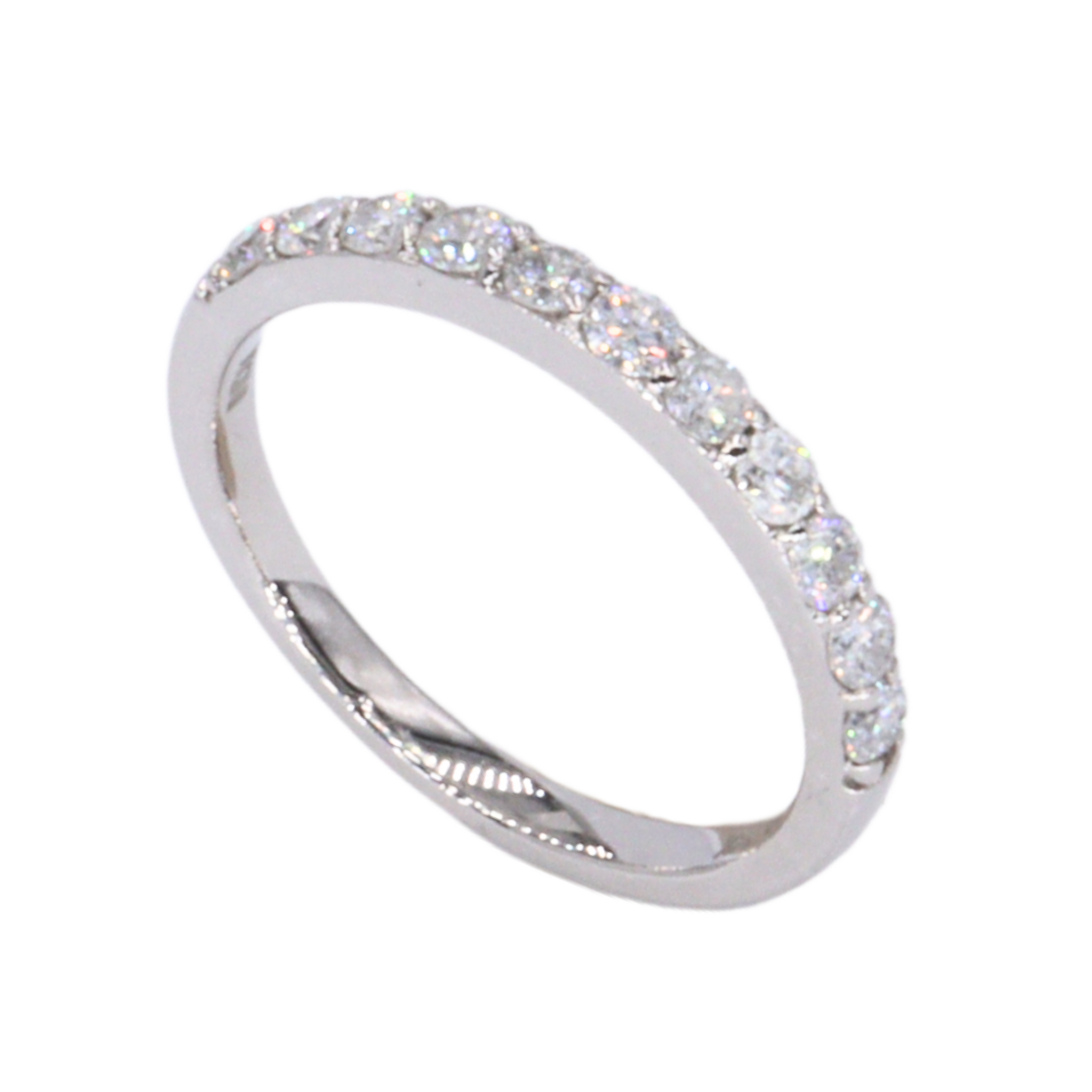 Anillo semieternity con diamantes LAB 0.50CT