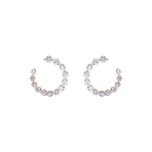 Aretes en espiral con diamantes LAB 1.69CT