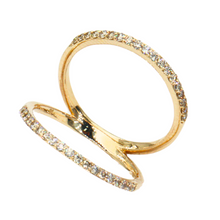 Anillo doble abierto