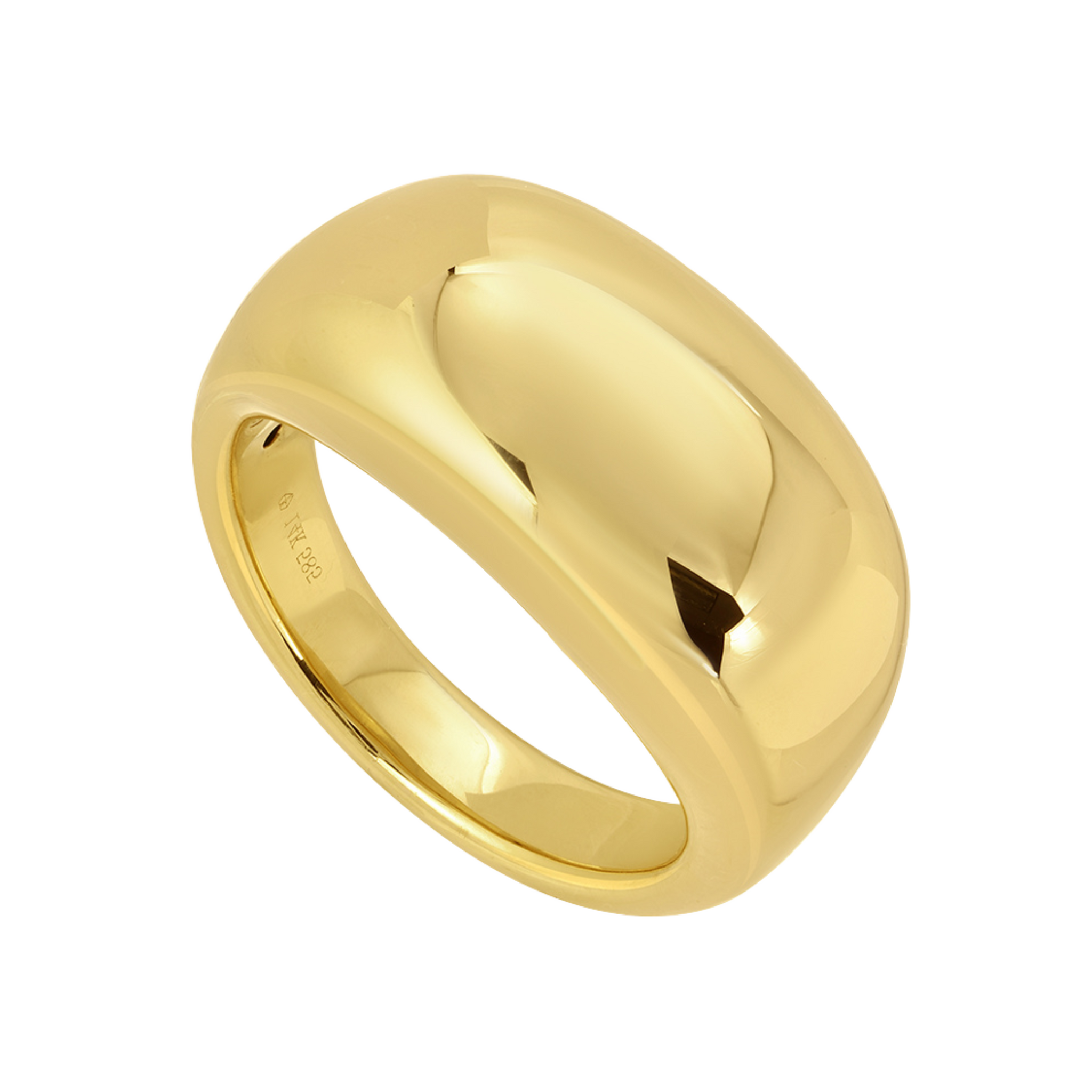 Chunky solid gold ring