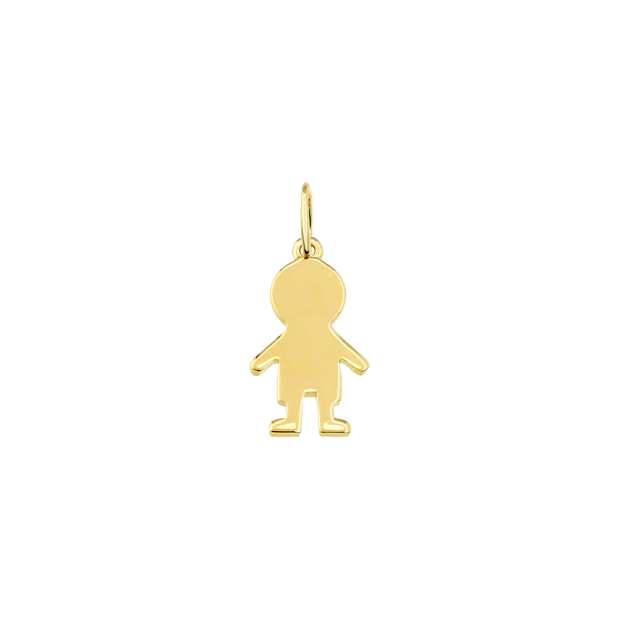Dije de niño en oro liso