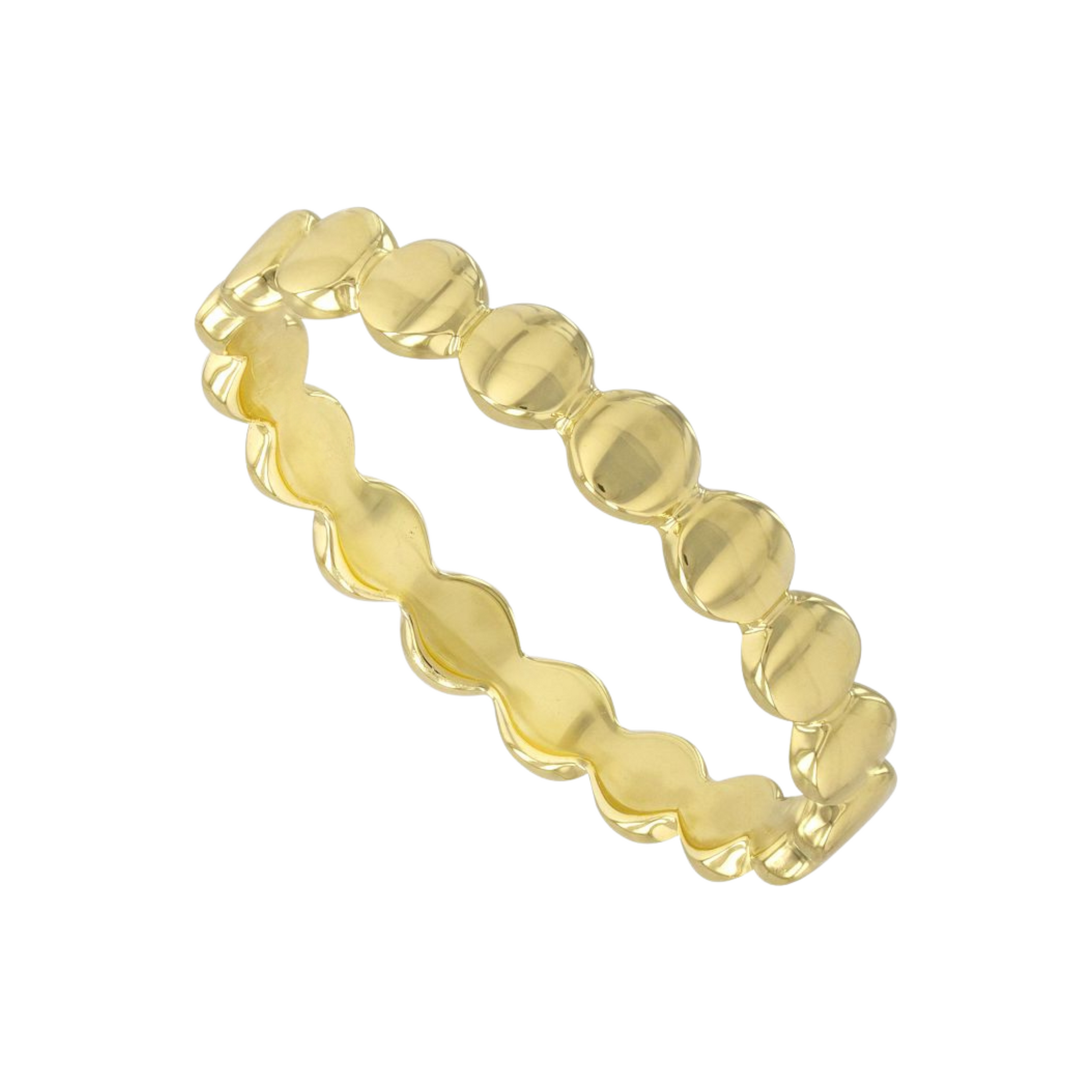 Anillo pinky de círculos sólidos