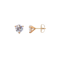Studs Round con diamantes LAB 3.68CT