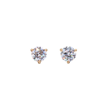 Studs Round con diamantes LAB 3.68CT