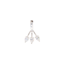 Earring jacket con drops de diamantes LAB