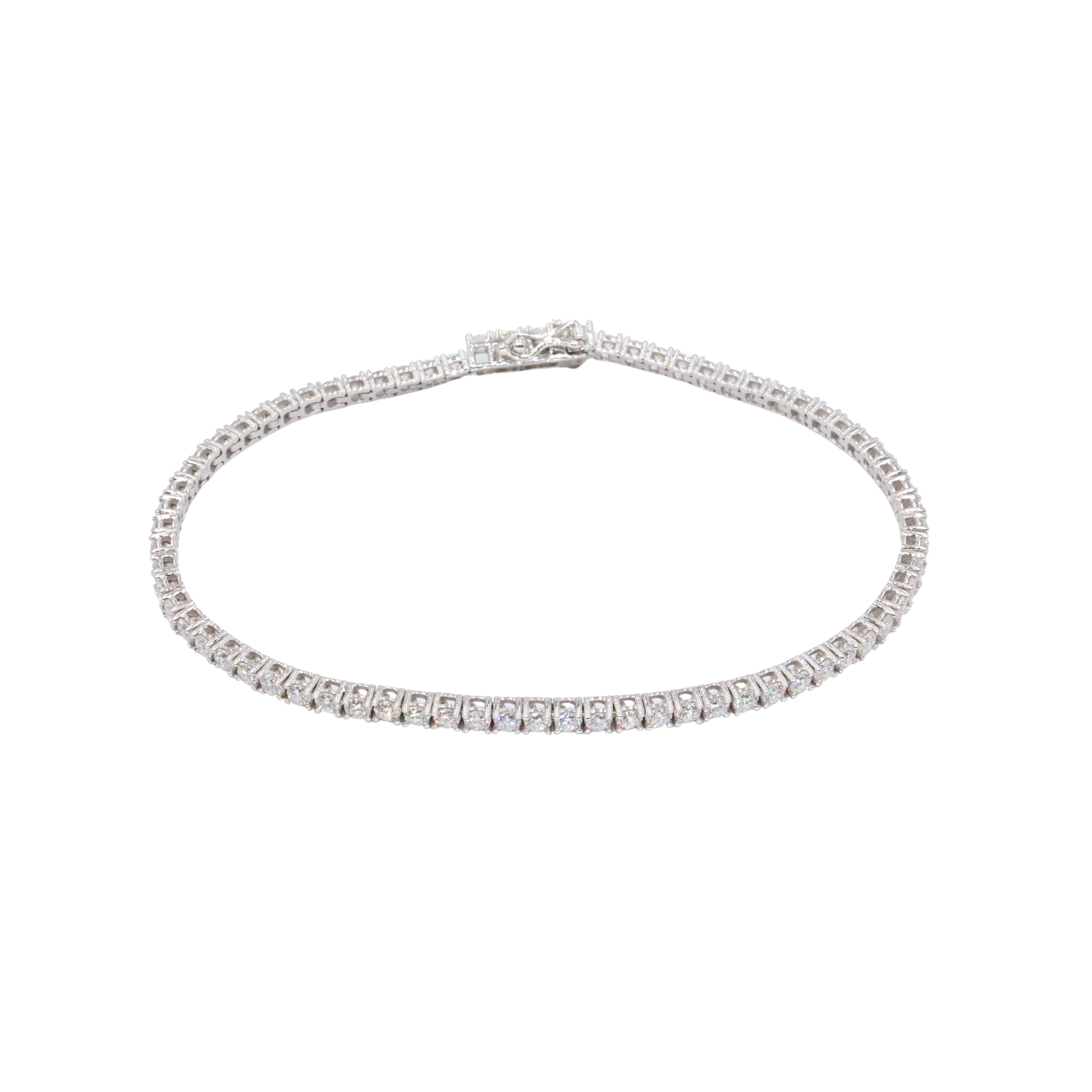 Pulsera tennis con diamantes LAB 2.98CT