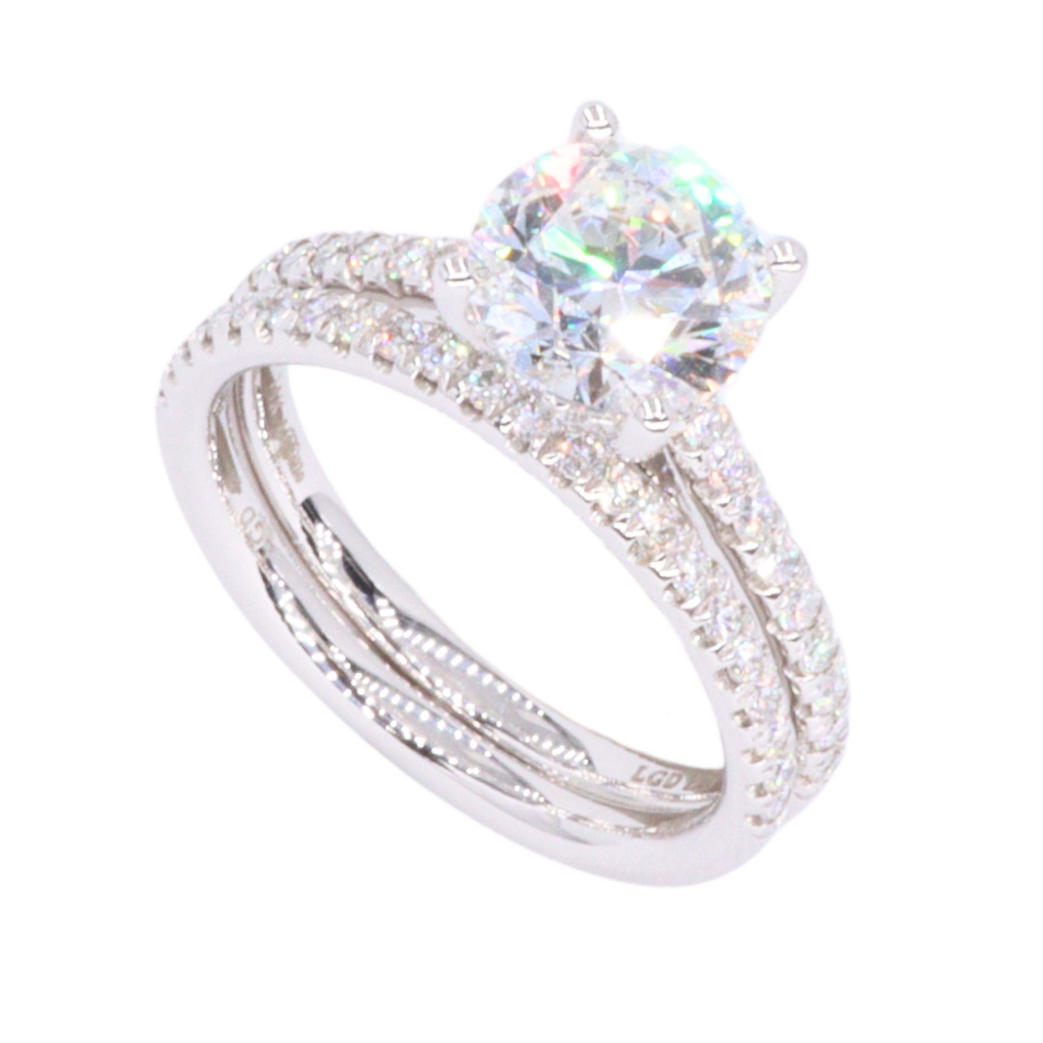 Duo de anillos de matrimonio LAB