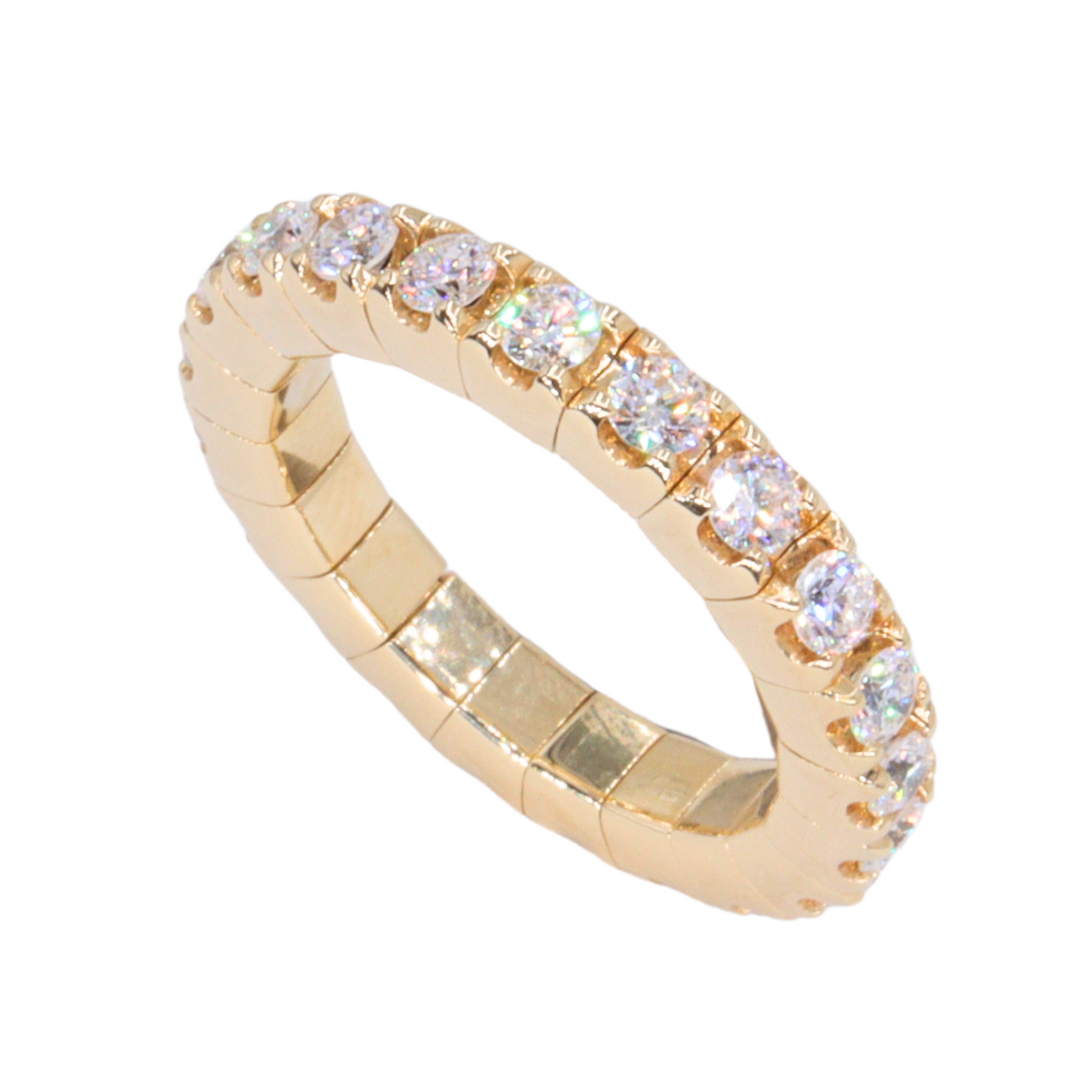 Stretchy eternity ring con diamantes LAB