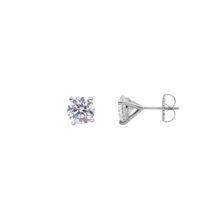 Studs Round con diamantes LAB 3.39CT
