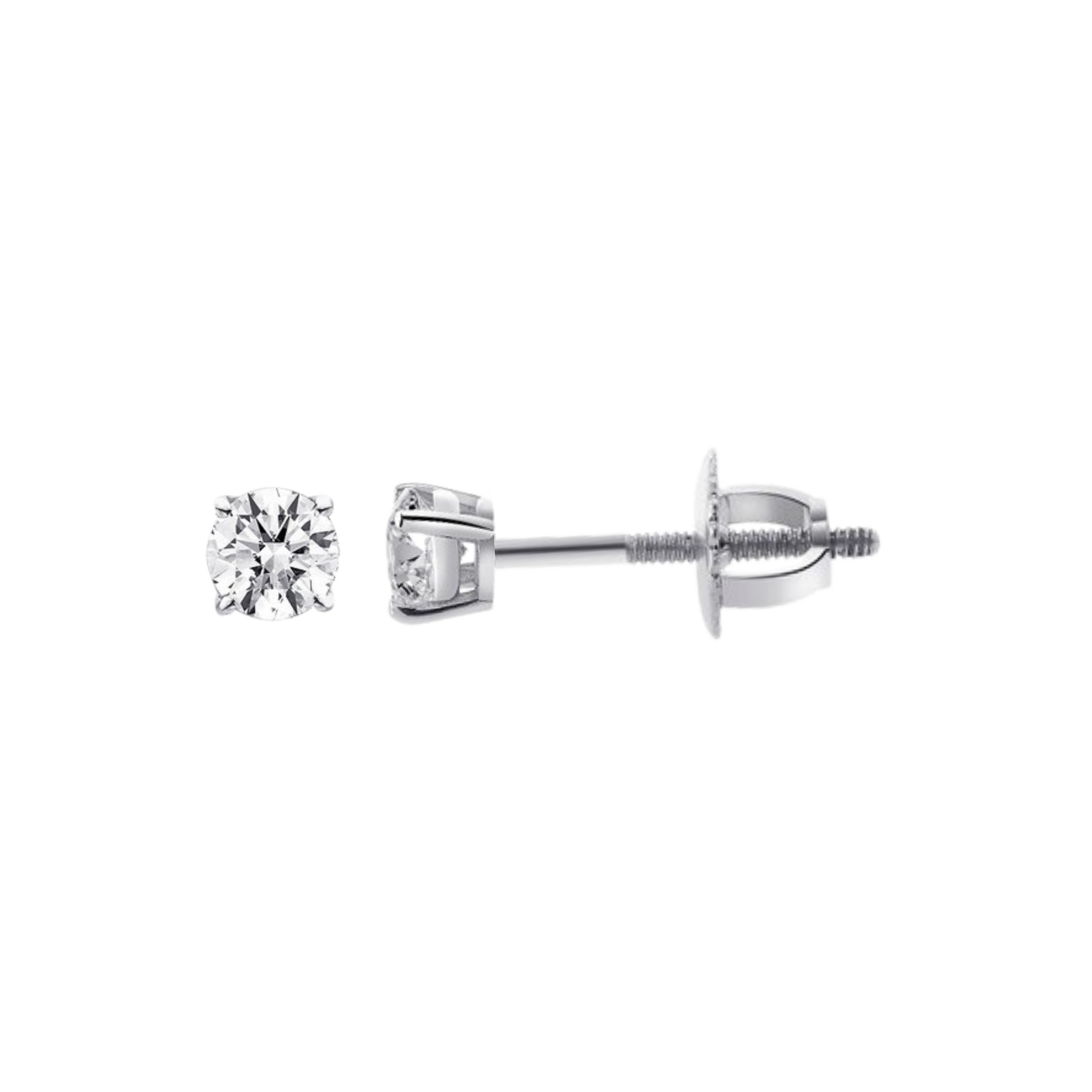 Mini studs con diamantes LAB 0.50CT