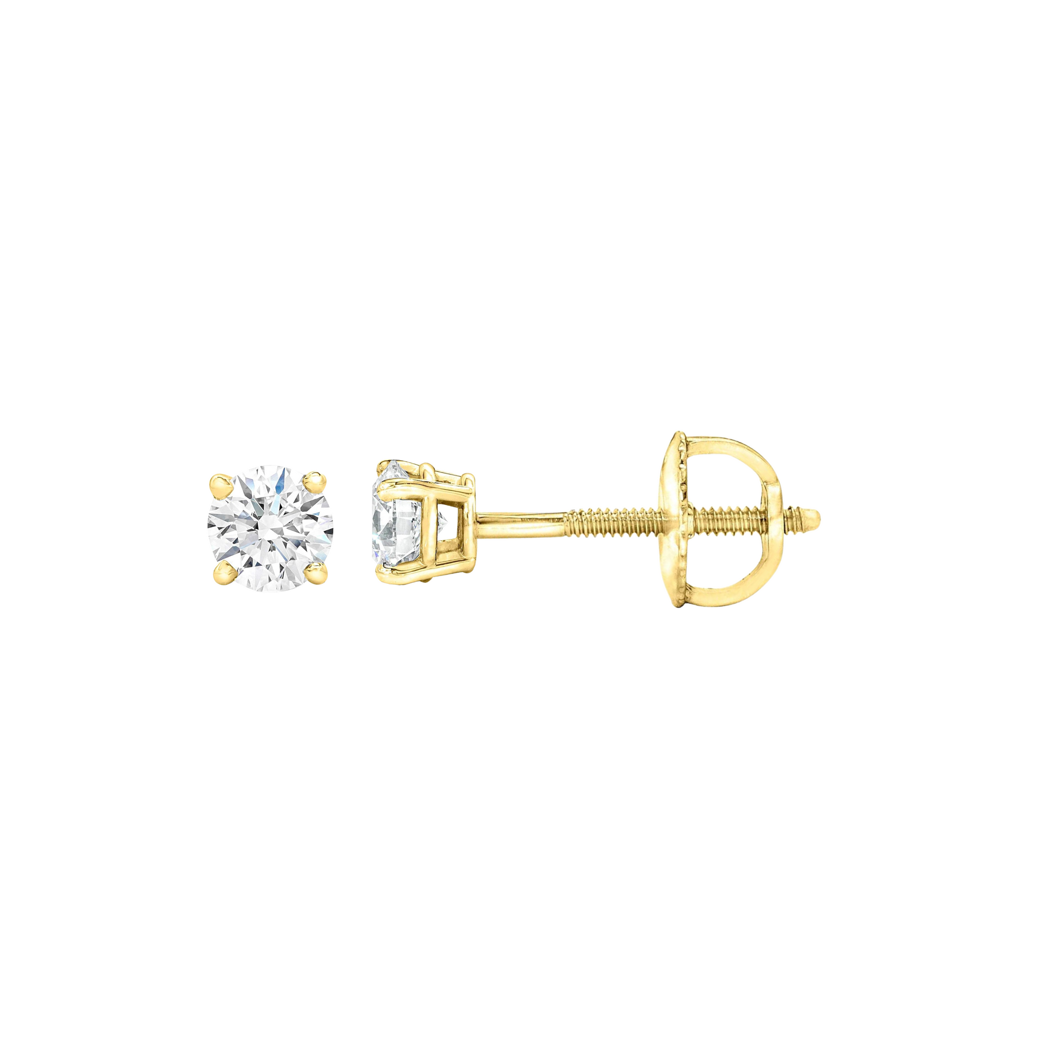 Mini studs con diamantes LAB 0.50CT
