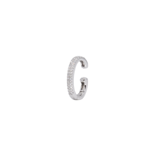 Earcuff doble línea con 0.14CT de diamantes