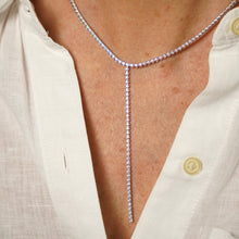 Tennis Lariat con brillantes