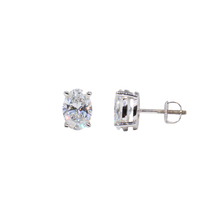 Studs oval cut LAB 3.00CT