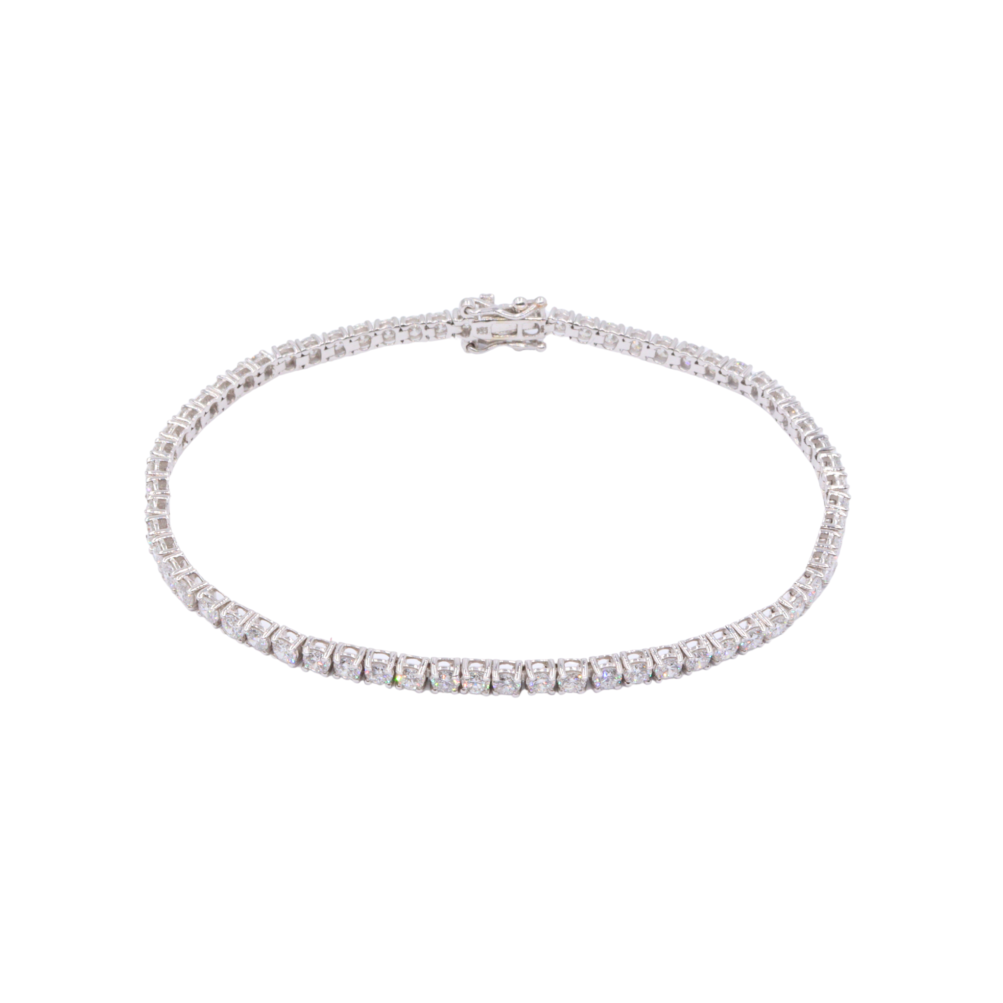 Pulsera tennis con diamantes LAB 4.00CT