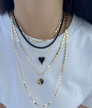 Collar con Corazón en Pave